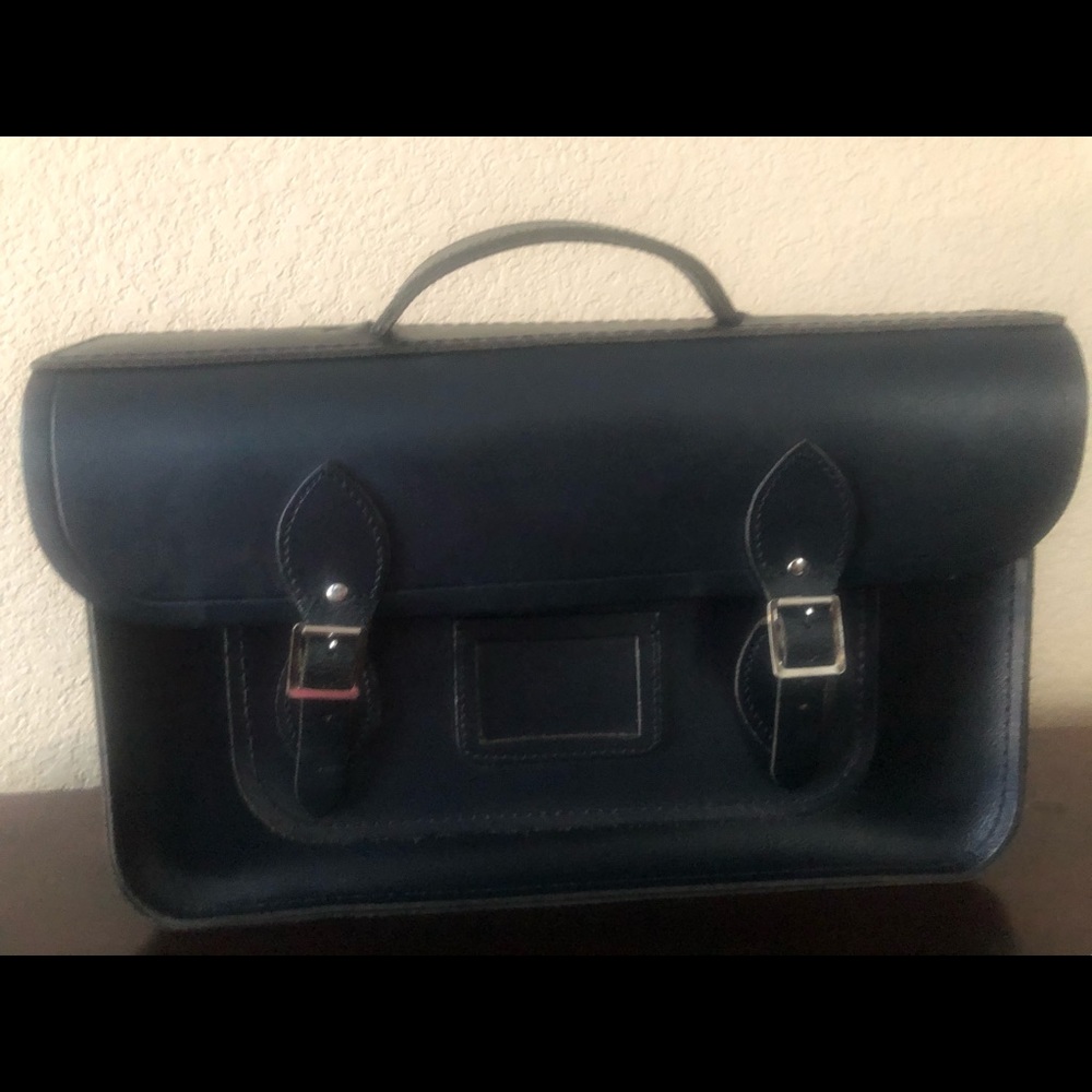 Cambridge Satchel 14” in Black Leather